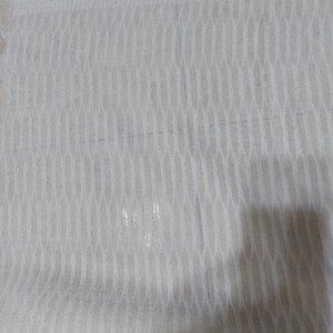 Beautiful White Sheer Fabric Yardages 53 X 119